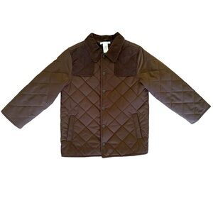 Janie and Jack Brown Quilted Jacket